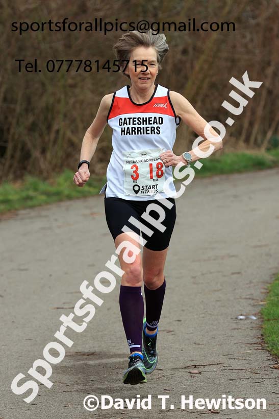 Senior Women, Veteran Women (Over-35) and Veteran Men 2024 NECAA Road Relays Champs., Hetton Lyons Country Park, Hetton le Hole, County Durham. Photo: David T. Hewitson/Sports for All Pics